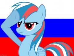 MLP salute Russia Meme Template