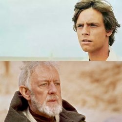 Obi-wan and Luke Meme Template
