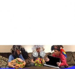 The Great Debate! 2 V 1 Meme Template