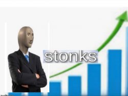 New stonks Meme Template