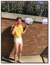 Charlie Kirk in a Diaper Meme Template