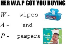 Her W.A.P. Got You Buying Meme Template