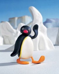 Waving Pingu Meme Template