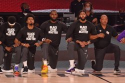 NBA players supporting Black Lives Matter Meme Template