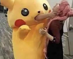 Pika Pika Suffocate Meme Template