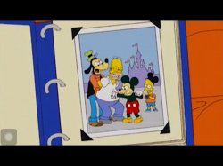 Mickeys Beats up Homer Meme Template