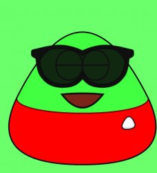 Pou sun glasses Meme Template