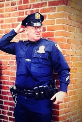 Policeman Cop Confused Meme Template