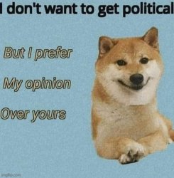 political doge Meme Template