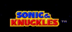 Sonic & Knuckles Logo Meme Template
