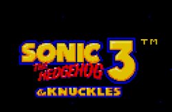 Sonic 3 & Knuckles Logo Meme Template
