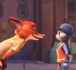 Nick Wilde talking to Judy Hopps Meme Template