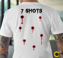 7 shots, seven bullet holes Meme Template