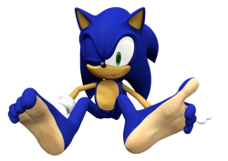 Sonic Feet Meme Template