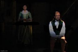 mourning alexander and eliza hamilton from "hamilton" Meme Template