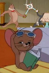 Tom and Jerry Swordfight Meme Template