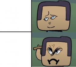 Angry Steve Meme Template