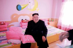 Kim Jong Girls room Meme Template