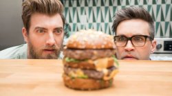 Rhett and Link Burger Meme Template