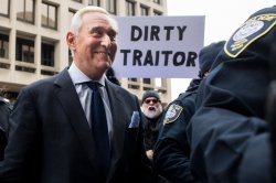 roger stone the dirty traitor Meme Template