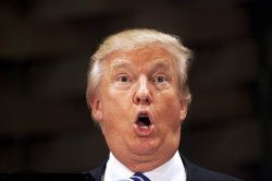 Trump Face Shocked Meme Template