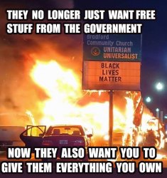 BLM Antifa riots Meme Template