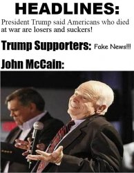 Trump Americans Who Died In War Are Losers and Suckers Meme Template