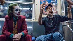 Joker Listening to Todd Phillips on a Subway Meme Template