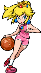 Princess Peach Basketball Meme Template