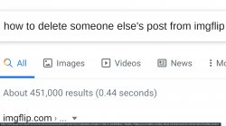 How to delete someone else's post from Imgflip Meme Template