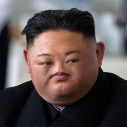 Noseless Kim–Jong Un Meme Template
