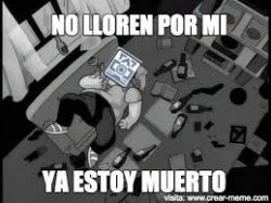 No llore por mi Meme Template