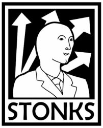 Stonks cartoon Meme Template