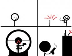 Pistol guy Meme Template