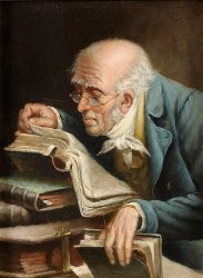old guy reading a book Meme Template