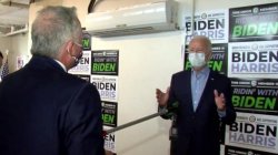 Biden with reporter Meme Template