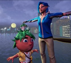 Tposing Tari and theo Meme Template