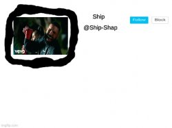Ship-Shap announcement Meme Template