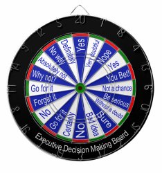 dart board decision maker Meme Template