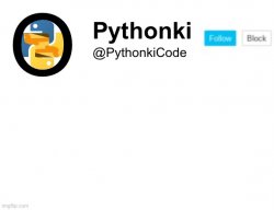 PythonkiCode Announcement Meme Template