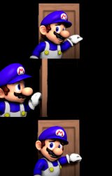 Smg4 door with no text Meme Template