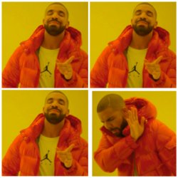 3 Drake Approves 1 Disapprove Meme Template