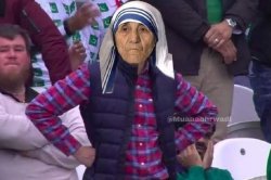 Angry Mother Teresa Meme Template