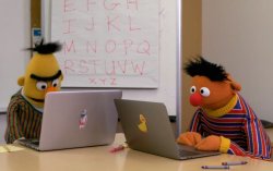 Ernie & bert Meme Template