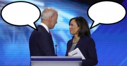 Biden Harris dialogue Meme Template