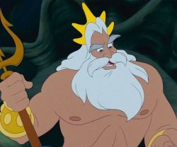 King Triton Meme Template