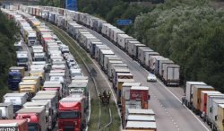 Lorry queues Meme Template