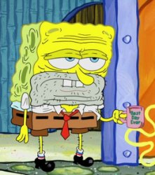 Spongebob During Quarantine Meme Template