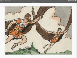 Icarus and Daedalus Meme Template