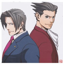 Ace attorney swap Meme Template
